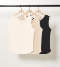 カットオフリブタンクトップ/CUT OFF RIB TANKTOP