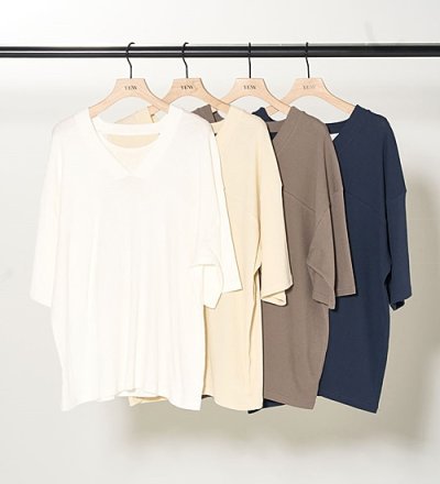 画像2: 2WAY Vネックトップス/2WAY V-NECK TOPS