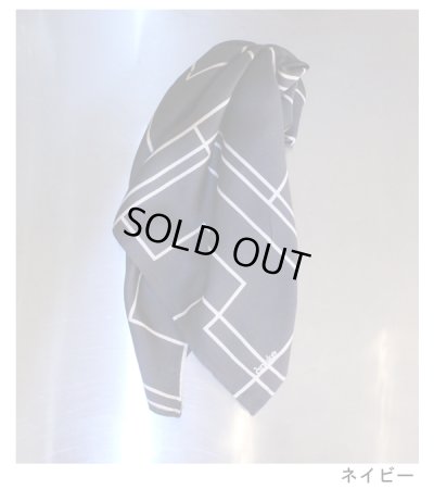 画像13: ジオメトリックプリントスカーフ　Geometric Print Scarf