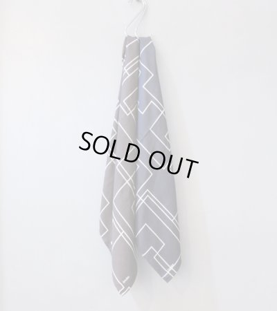 画像1: ジオメトリックプリントスカーフ　Geometric Print Scarf