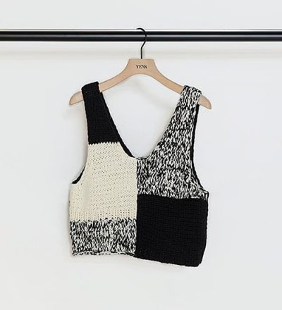 画像1: パッチワークビスチェ　PATCHWORK BUSTIER