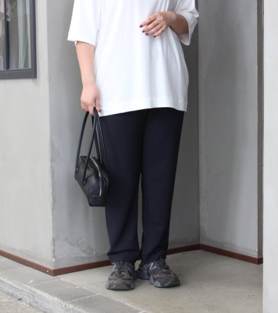 画像10: ストレッチドビーテーパードギャザーパンツ