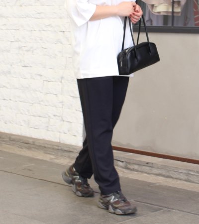 画像14: ストレッチドビーテーパードギャザーパンツ