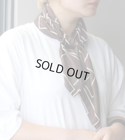 画像2: ジオメトリックプリントスカーフ　Geometric Print Scarf