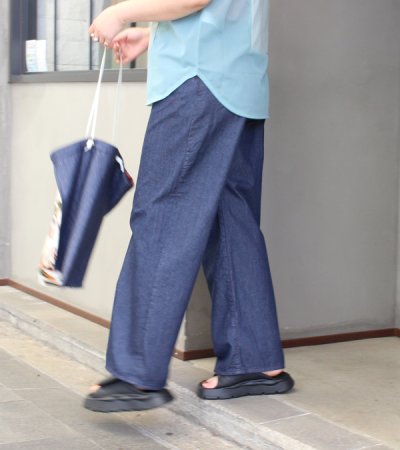画像15:  タックワイドデニムパンツ