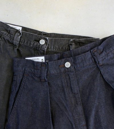 画像18:  タックワイドデニムパンツ