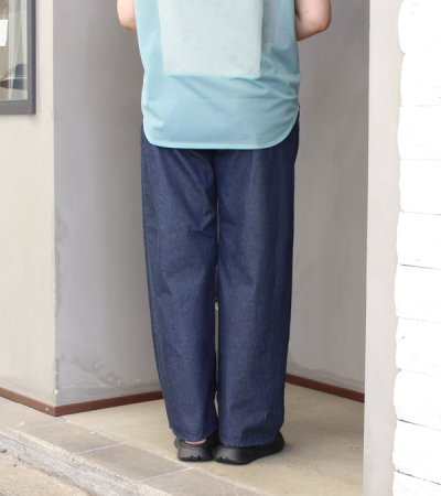 画像14:  タックワイドデニムパンツ