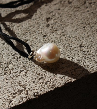画像4: シルクコード×パールネックレス　Silkcord x Pearl Necklace