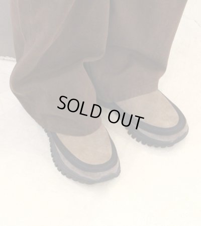 画像2: ビブラムソールレザーサボ Vibramsole Leather Sabot