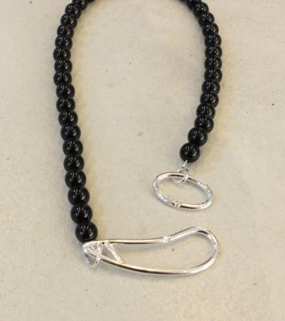 画像5: ミニブラックボールネックレス　Mini Blackball Necklace