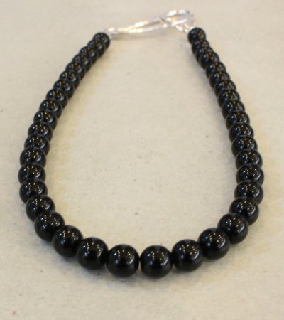 画像2: ミニブラックボールネックレス　Mini Blackball Necklace
