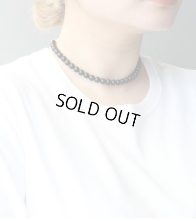 画像2: ミニブラックボールネックレス　Mini Blackball Necklace