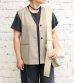 画像1: Vネックステッチベスト　Vneck Stitch Vest (1)