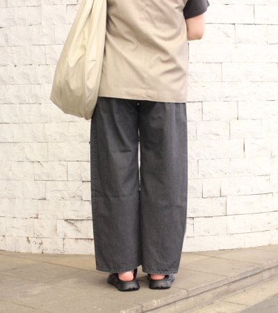 画像6:  タックワイドデニムパンツ