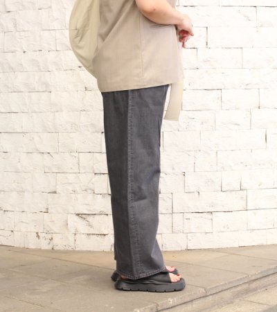 画像5:  タックワイドデニムパンツ