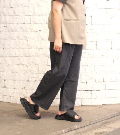 画像8:  タックワイドデニムパンツ