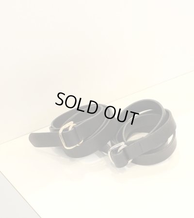 画像1: ダブルバックルベルト　Double Backle Belt