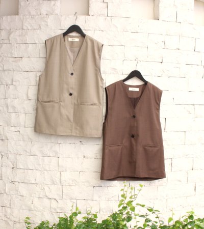 画像20: Vネックステッチベスト　Vneck Stitch Vest