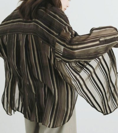 画像16: シアーストライプシャツ　Sheer Stripe Shirts