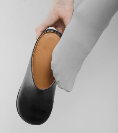 画像7: エコレザーヒールスリッポン Ecoleather Heel Slip-ons