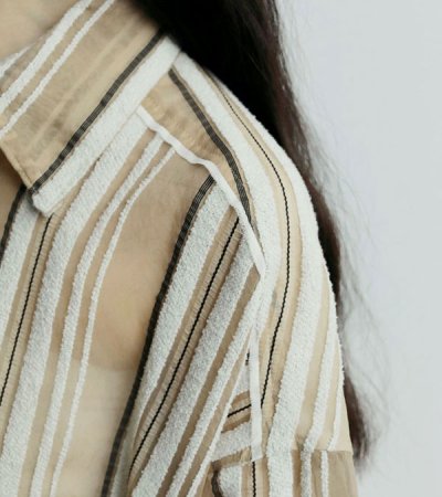 画像11: シアーストライプシャツ　Sheer Stripe Shirts