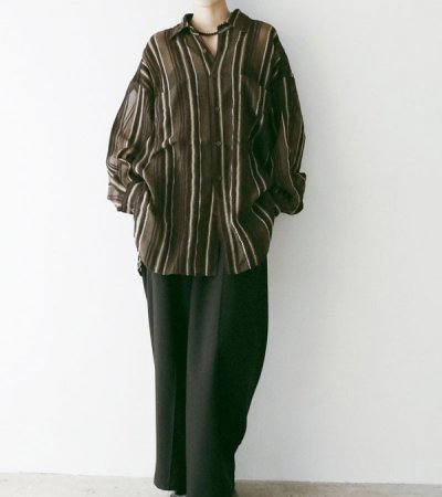画像17: シアーストライプシャツ　Sheer Stripe Shirts