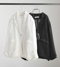 リネンシアージャケット Linen Sheer Jacket