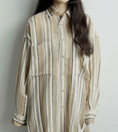 画像9: シアーストライプシャツ　Sheer Stripe Shirts