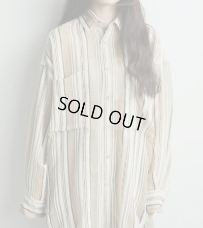 画像9: シアーストライプシャツ Sheer Stripe Shirts