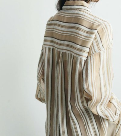 画像13: シアーストライプシャツ　Sheer Stripe Shirts