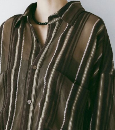 画像18: シアーストライプシャツ　Sheer Stripe Shirts
