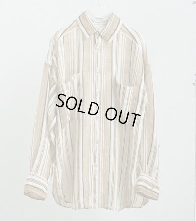 画像3: シアーストライプシャツ Sheer Stripe Shirts