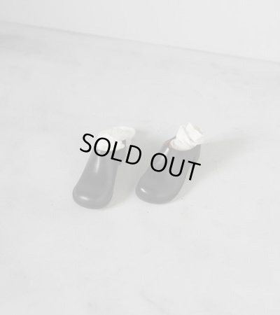 画像1: エコレザーヒールスリッポン Ecoleather Heel Slip-ons