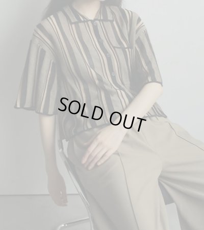 画像12: ストライプニットシャツ　Stripe Knit Shirts