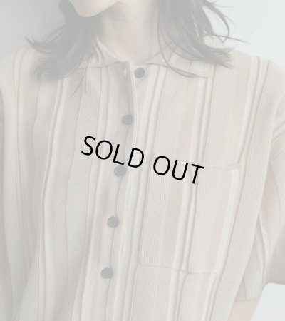 画像9: ストライプニットシャツ　Stripe Knit Shirts