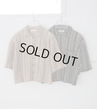 ストライプニットシャツ　Stripe Knit Shirts