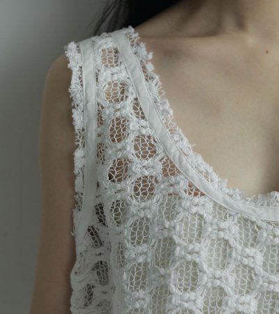 画像15: レーススリーブレストップス Lace Sleeveless Tops