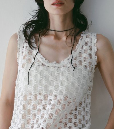 画像12: レーススリーブレストップス Lace Sleeveless Tops