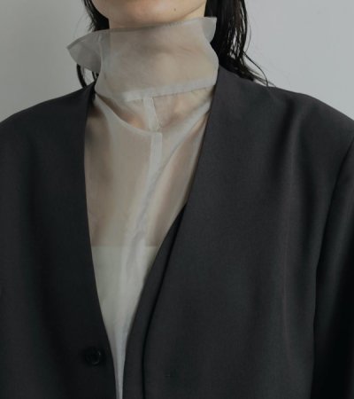 画像20: カラーレスオーバージャケット　Collarless Over Jacket