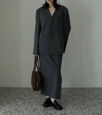 画像9: カラーレスオーバージャケット　Collarless Over Jacket