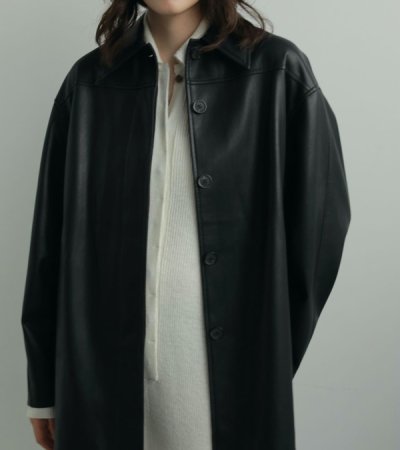 画像13: エコレザーオーバージャケット　Ecoleather Over Jacket