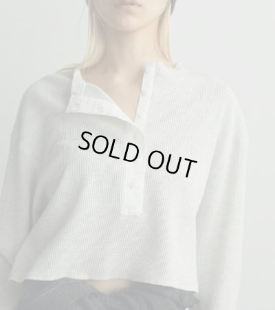 画像13: ワッフルヘンリートップス　Waffle Henley Tops