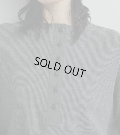 画像20: ワッフルヘンリートップス　Waffle Henley Tops