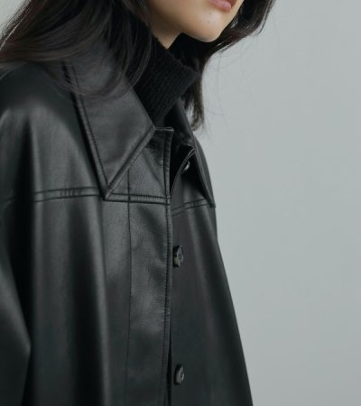 画像24: エコレザーオーバージャケット　Ecoleather Over Jacket
