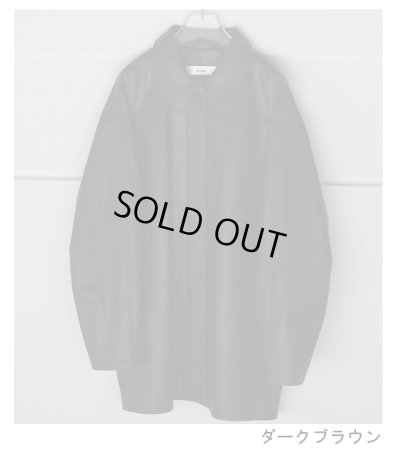 画像4: エコレザーオーバージャケット　Ecoleather Over Jacket