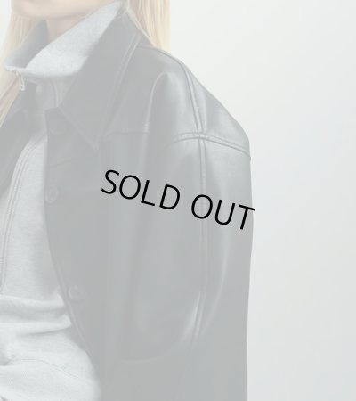 画像11: エコレザーオーバージャケット　Ecoleather Over Jacket