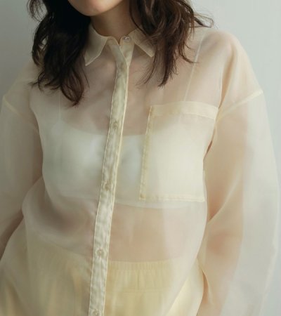 画像9: シアーレイヤードシャツ　Sheer Layered Shirts