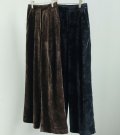 ベルベットワイドパンツ　Velvet Wide Pants
