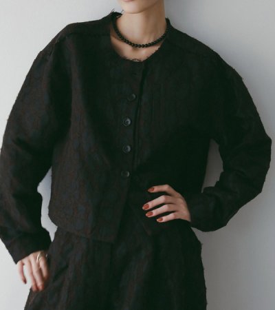 画像14: レオパードジャカードジャケット　Leopard Jacquard Jacket