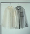 シアーレイヤードシャツ　Sheer Layered Shirts
